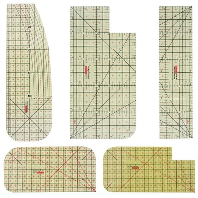 Fenrry Ironing Cloth Quilting Ruler High Temperature Patchwork Ruler Ironing Ruler Sewing Tools Diy Tailoring Accessories 1Pcs