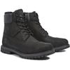 Schnürboots TIMBERLAND "6in Premium Shearling", Gr. 37,5, schwarz, Leder, sportlich, Schuhe, Winterstiefel, Schnürstiefel, Winterschuhe, wasserdicht, gefüttert