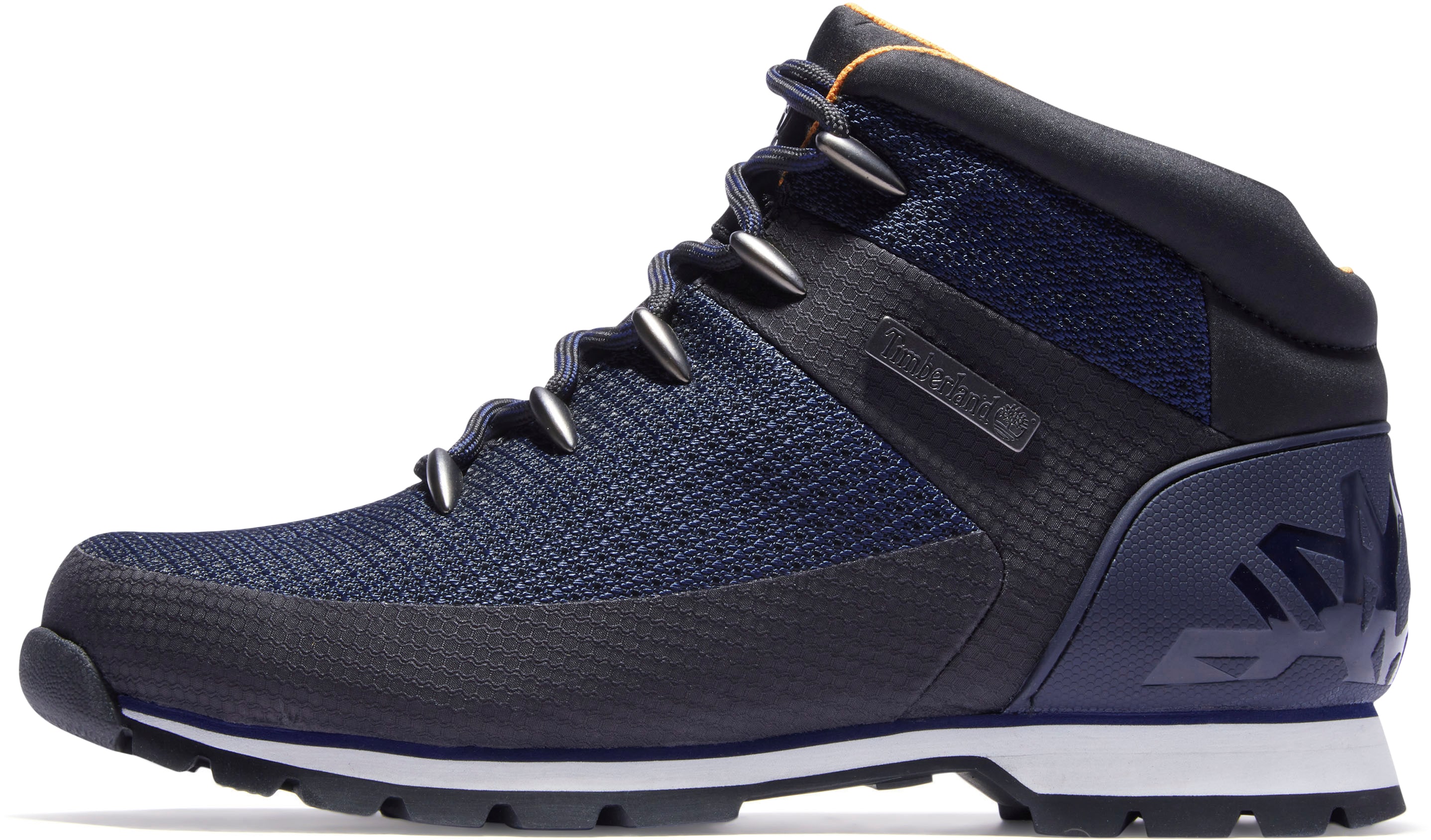 Schnürboots TIMBERLAND "Euro Sprint Fabric WP", Gr. 43, blau (navy), Textil, Schuhe, Winterstiefel, Schnürstiefel, Winterschuhe, wasserdicht