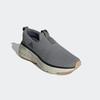 Slip-On Sneaker ADIDAS SPORTSWEAR "CLOUDFOAM GO LOUNGER", Gr. 46, grau (grau three, core schwarz, sanftes weiß), Textil, Synthetik, sportlich, Schuhe