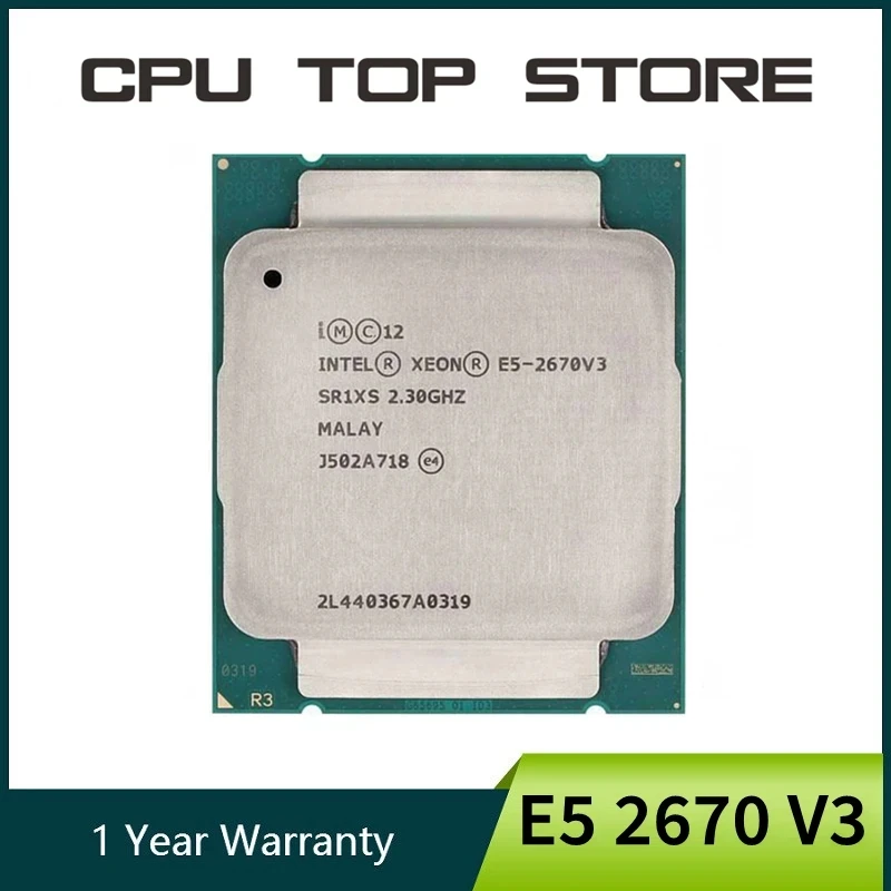 Intel Xeon E5 2670 V3 2,3 GHz 12-Core 120 W LGA 2011-3 SR1XS 2670V3 Prozessor Image