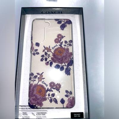 Coach Cell Phones & Accessories | Coach Protective Hardshell Case For Samsung Galaxy (S21) Moody Floral | Color: Pink/Red | Size: Os