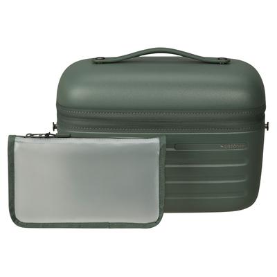 Beautycase SAMSONITE "STACKD", Gr. B/H/T: 35cm x 25cm x 23cm, grün (sage), Polycarbonat, Taschen, Kosmetiktasche Reiseko