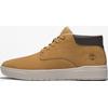 Schnürboots TIMBERLAND "SENECA BAYMID LACE UP SNEAKER", Gr. 40, gelb (wheat), Leder, sportlich, Schuhe, Winterstiefel, Schnürstiefel, Winterschuhe