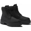 Schnürboots TIMBERLAND "ARBOR ROAD MID LACE UP WATERPROOF BOOT", Gr. 47,5, schwarz, Leder, sportlich, Schuhe, Winterstiefel, Schnürstiefel, Winterschuhe, wasserdicht