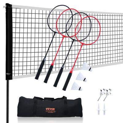 VEVOR Badminton Net Set, Outdoor Backyard Beach Park Badminton Net, Portable Badminton Equipment Set, Adults Kids Badminton Net