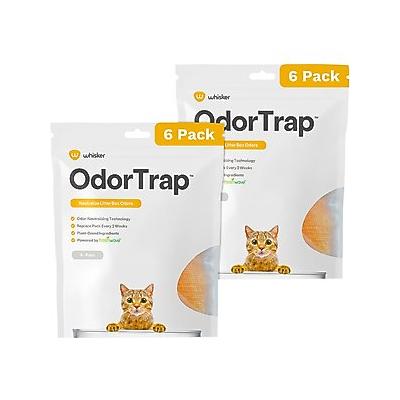 Whisker OdorTrap Cat Litter Box Filter, 12 count