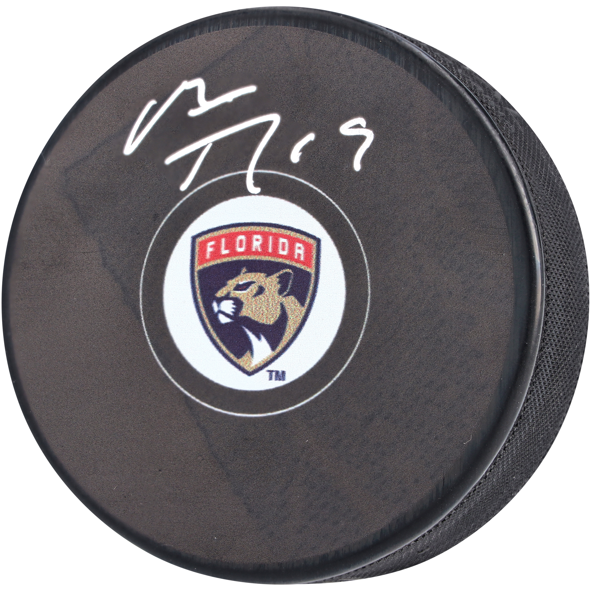Matthew Tkachuk Florida Panthers signierter Hockey-Puck Image