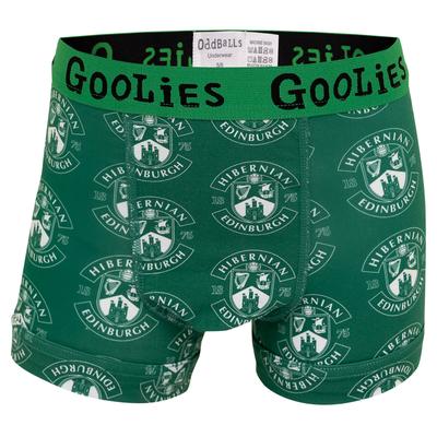 Hibernian Oddballs Crest Boxershorts – Grün – Herren Image