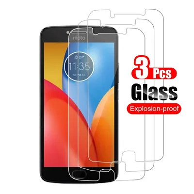 3Pcs Tempered Glass for Motorola Moto E4 E 4 Plus Screen Protector for Moto E4 Plus Protective
