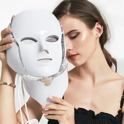 Light Therapy Face Beauty Facial 7 Colours LED Beauty Care Devices Red Light Therapy Skin Care Led