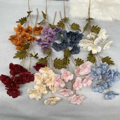 83CM8 Fork Artificial Rose Window Display Props Silk Flower Wedding Decoration Road Guide and Flower
