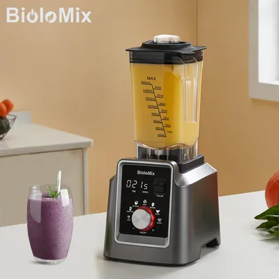 BioloMix Digital BPA FREE 2L Automatic Professional Blender, Juicer Food Processor Ice Smoothies