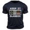 Herren Spiele Brief drucken T Shirt T-Shirt Kurzarm T-Shirt Rundhalsausschnitt Hemd Sport Klassisch Brautkleider schlicht Strasse Sports Outdoor Schwarz Dunkelblau Dunkelgray Sommer Frühling