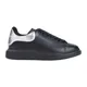 Alexander McQueen, Sneakers, male, Black, 9 UK, Black Silver Sneaker