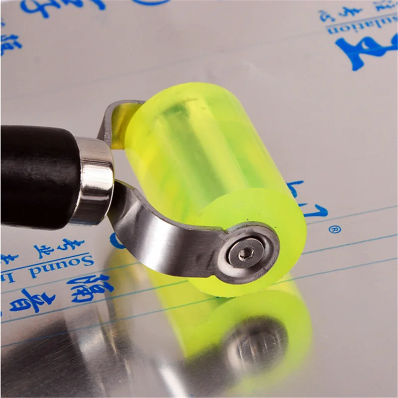 30/50mm Auto Insonorizzazione Rullo di Pressione Strumento Fonoassorbente Applicazione Rullo di Gomma Nero Utile Durevole Trasporto di Goccia