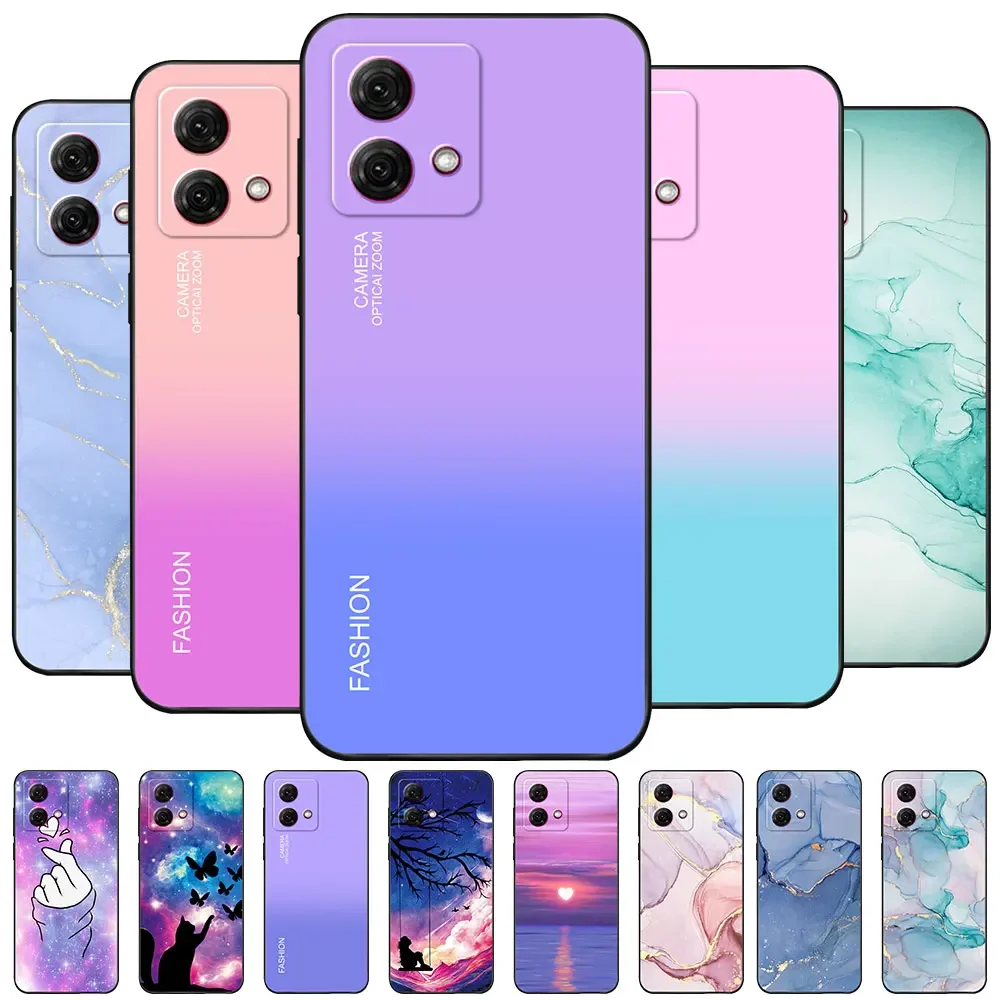 Coque pour Motorola G84 5G impression Coque souple Silicone TPU téléphone Funda pour Moto G54 étui pour Moto G84 Moto G54 Coque arrière pare-chocs