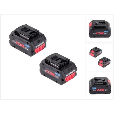 Bosch Professional - Bosch Set 2x ProCORE 18 v 8,0 Ah Professional Li-Ion Einschub Akku ( Image