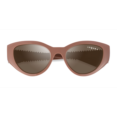 Female s horn Shiny Pink Plastic Prescription sunglasses - Eyebuydirect s Vogue Eyewear VO5566S