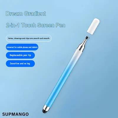 2 In 1 Stylus Pen For Cellphone Tablet Capacitive Touch Pencil For Universal Android Phone Drawing