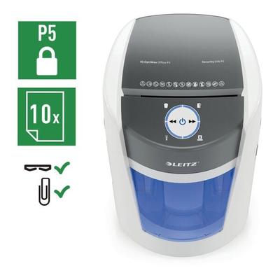 Leitz IQ Aktenvernichter »OptiMax Office« P5 Image