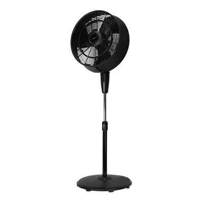 VisionAir 18" Black Outdoor 3-Speed Oscillating Misting Fan 1VAFP18M - 120V