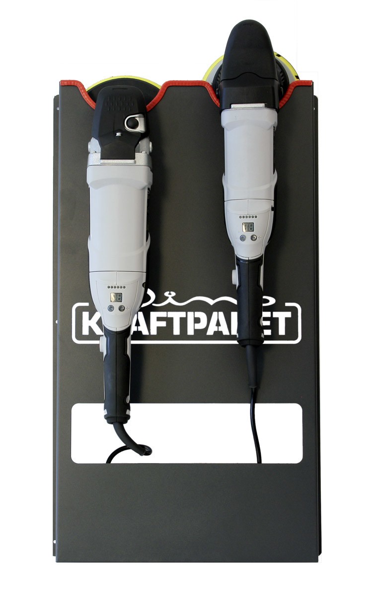 Dino KRAFTPAKET Poliermaschinen-Halterung 2-er Werkzeughalter, Werkzeugschrank 640243 Image