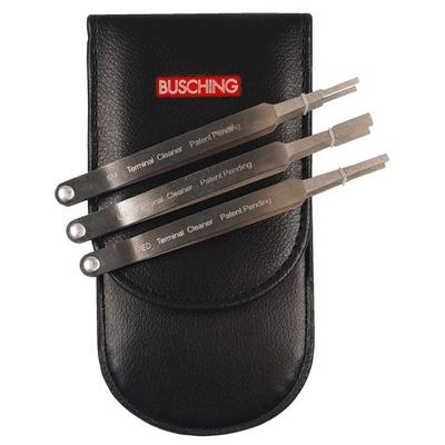 BUSCHiNG GmbH Tankstellen- und Werkstattgeräte Diamant-Schleif-Pinzetten-Set f. tech. Kontakte Pinzettensatz 100758 Image