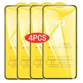 4 pezzi di vetro temperato a copertura totale per iPhone 14 Pro Max 14 Plus 15 protezione schermo 9D per iPhone 13 Pro Max 12 11 13 Mini vetro