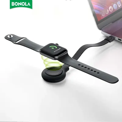 Bonola Magnetic USB C Watch Charger for Apple Watch Ultra 10/9/8/7 Portable Lanyard Wireless Watch Chargers for iWatch 8/7/6/5