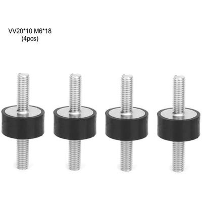 DEWIN 4 Stück M6 männliche Gummilager Anti-Vibration Silentblock Auto-Boot-Spulen für