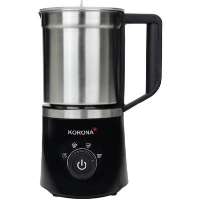 Korona 18050 Milchaufschäumer Edelstahl, Schwarz 650 w