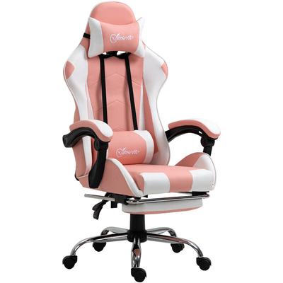 Vinsetto - Gamingstuhl Computerstuhl Ergonomischer Bürostuhl Gamer Stuhl mit Kopfstütze Image