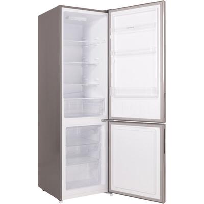 Respekta - Kühlschrank Kühl Gefrierkombination Standgerät freistehend Inox Look