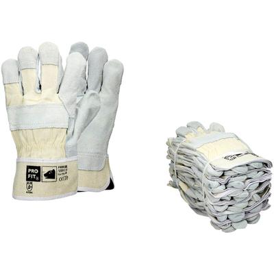 Hago - Leder Arbeitshandschuhe - Rind- Vollleder Handschuhe - hochwertiger, robuster Bau- und