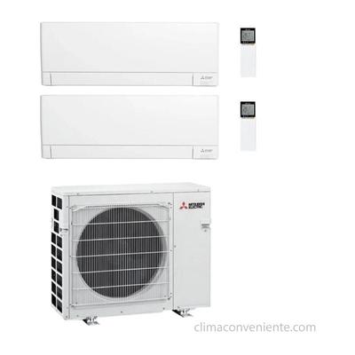 Electric Klimaanlage Dual Split MXZ-2F42VF MSZ-AY25VGKP MSZ-AY25VGKP 9+9 - Mitsubishi