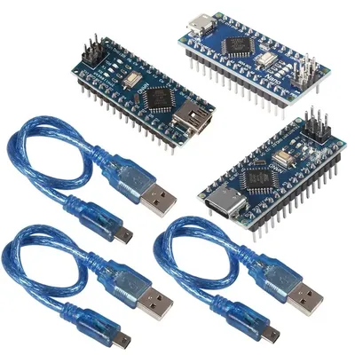 For Nano V3.0 Micro Controller Module ATmega328P Module Nano Board CH340 USB Cable Compatible with