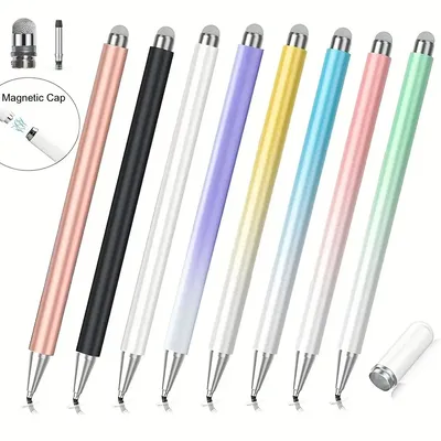 Universal 2 In 1 Stylus Pen For IOS Android Touch Pen Drawing Capacitive Pencil For iPad Samsung