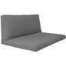 Cuscino per divano in pallet , Grigio, 120 x 80 cm 2 Teile Vicco