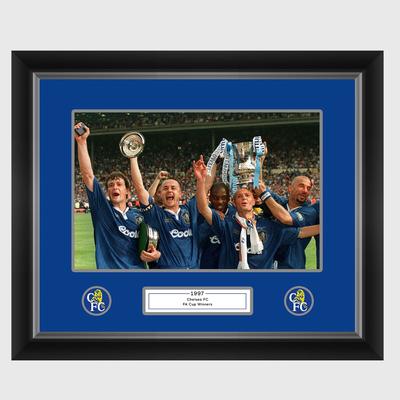 Chelsea Historic Moments – FA Cup Winners 1997 Gerahmter Druck – 50,8 x 40,6 cm Image