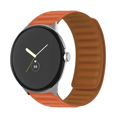 Silikon Magnetband für Google Pixel Uhren armband Smartwatch Zubehör elastisches Handgelenk Ersatz armband für Pixel Uhren armband
