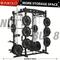 TEMU 1pc Home , 2000lbs Capacity, Squat Rack With Lat-pull Down System, Suitable For Weight Lifting, Strength Training, Body Shaping