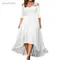 Womens V Neck Cold Shoulder Midi Dress Ladies Elegant Cocktail Party Gown Swing Dresses Evening