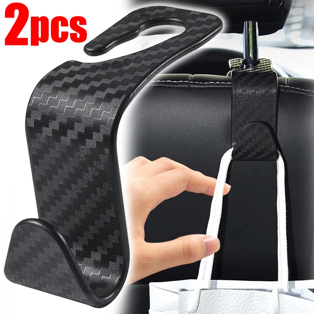1/2pcs Haken Autos itz Kopfstütze Haken Auto Universal Fahrzeug Rücksitz Organizer Halter Auto Lagerung Kleiderbügel Innen zubehör