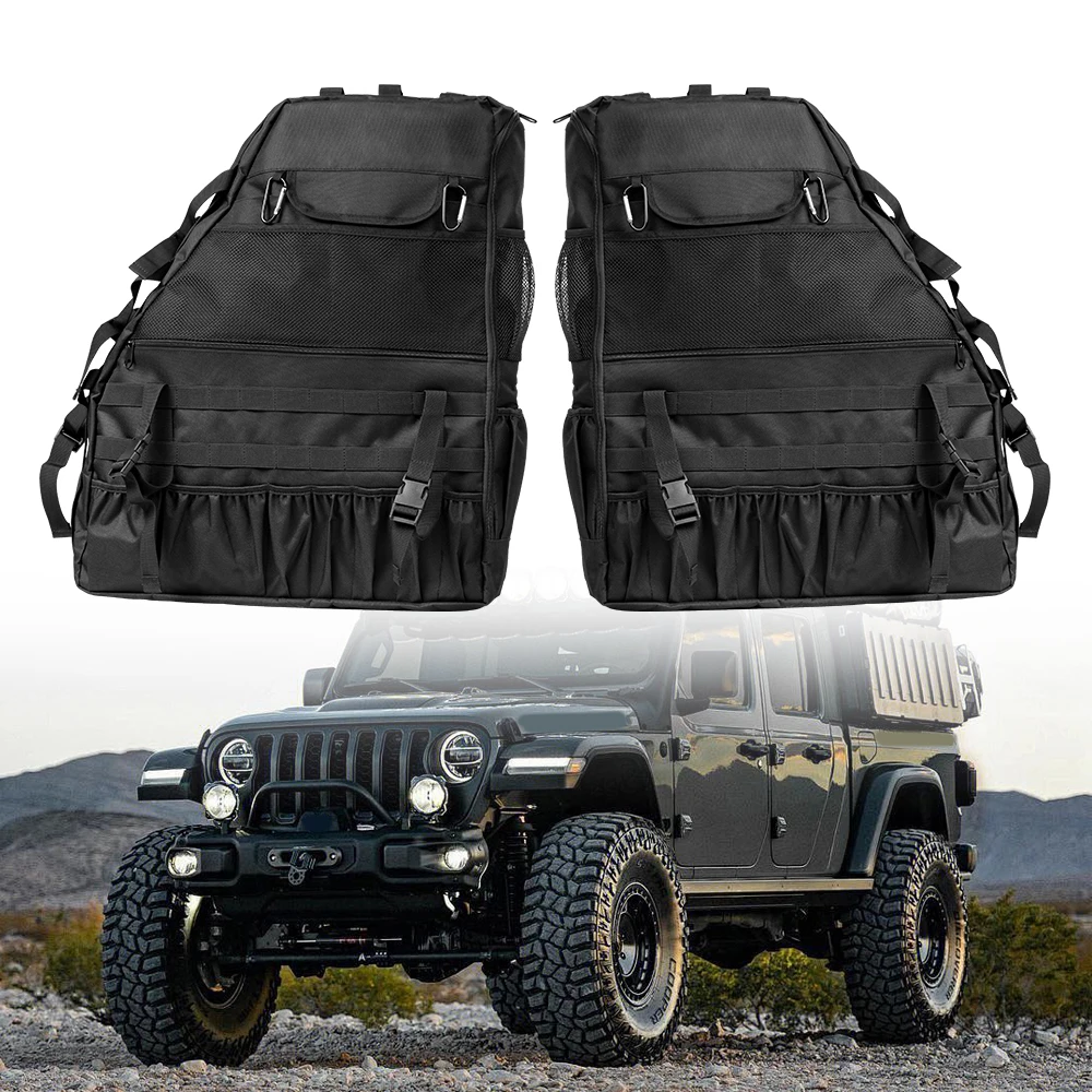 Borsa da sella per carico per Wrangler JK JKU JL Borsa portaoggetti per roll bar a 4 porte Organizzatori multitasche per borse portaoggetti per attrezzi