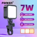 Luce selfie portatile a LED per iPhone Samsung iPad Telefono cellulare Clip per laptop Anello Flash Luce di riempimento Foto Video Fotografia Lampada