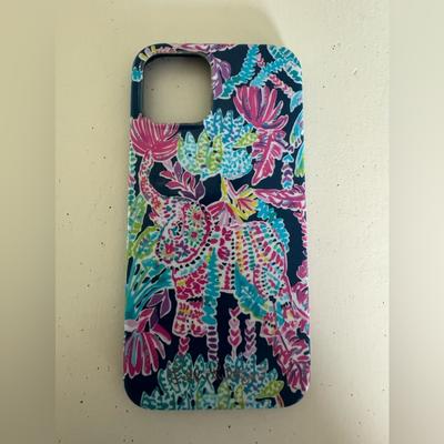 Lilly Pulitzer Cell Phones & Accessories | Apple Iphone 12/12 Pro Phone Case In Lilly Pulitzer Print | Color: Blue/Pink | Size: Os