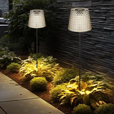 Globo - led Solarleuchte Gartenlampe Außenlampe Kristallleuchte, rauchfarben schwarz Kunststoff, Image