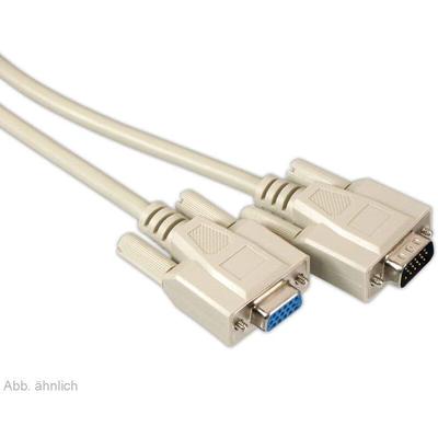 Sub-D Verlängerungskabel, 9-polig, 1:1, 5m, Stecker/Kupplung Image
