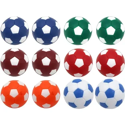 6PCS Brand new 32mm Table Soccer Ball Fussball Indoor Game Foosball Football Machine Parts Kid Child